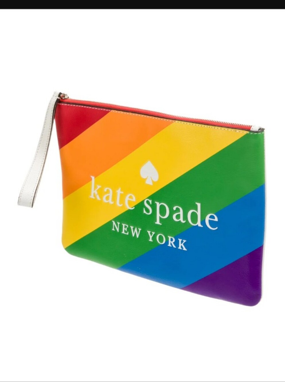 Kate Spade- Rainbow 🌈 Large Zip Clutch - Picture 2 of 10